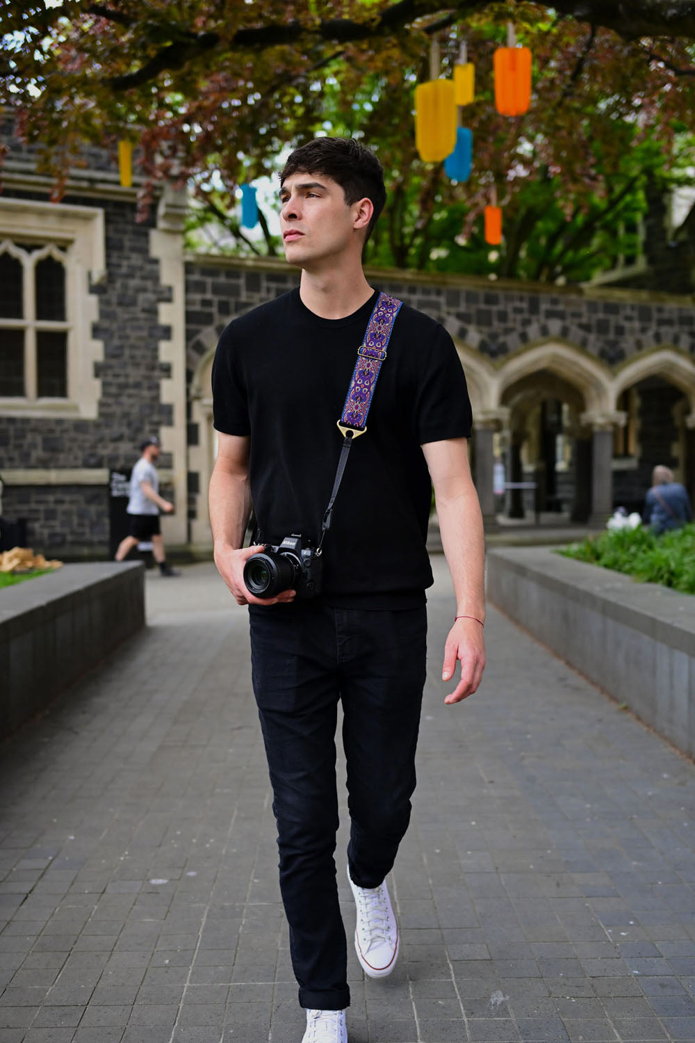 Purple haze camera strap