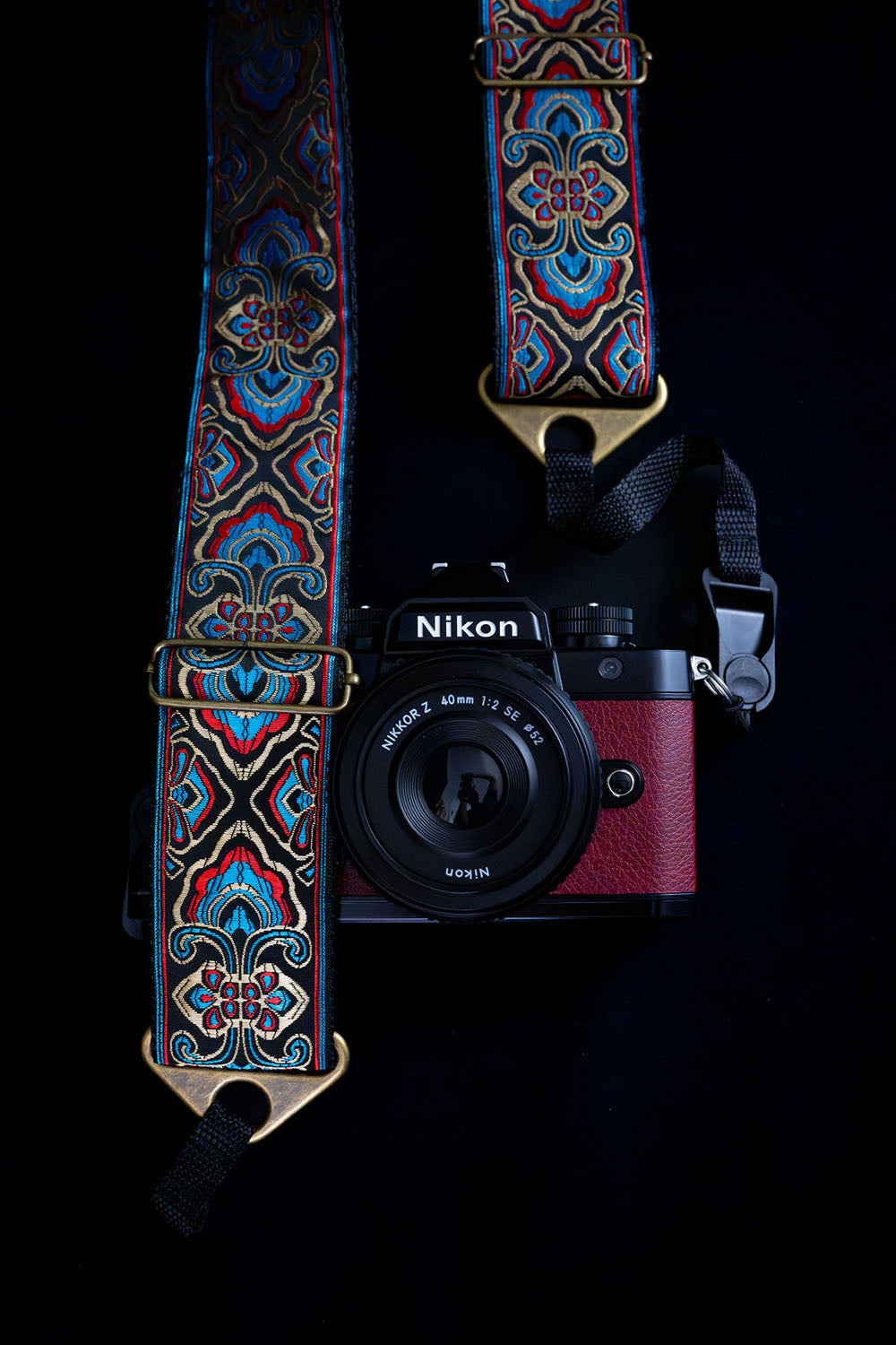 Electro bliss camera strap