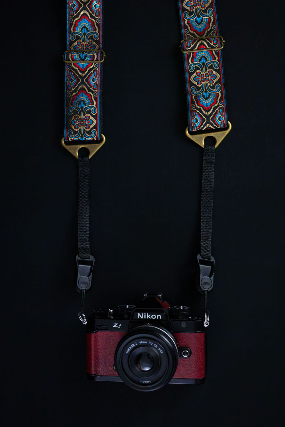 Electro bliss camera strap