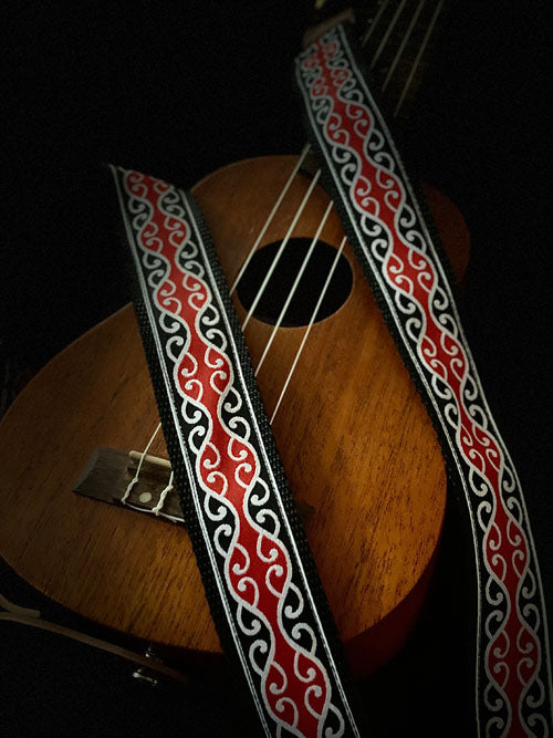 Kōwhaiwhai Rua Ukulele strap (NEW)