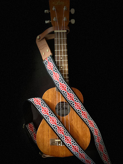 Kōwhaiwhai Rua Ukulele strap (NEW)