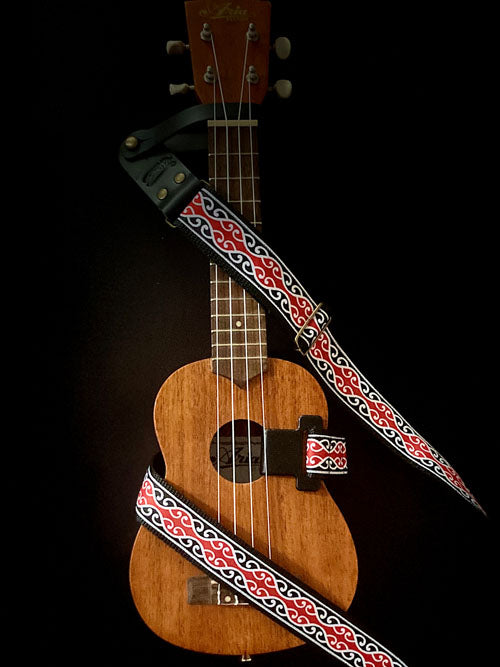 Kōwhaiwhai Rua Ukulele strap (NEW)