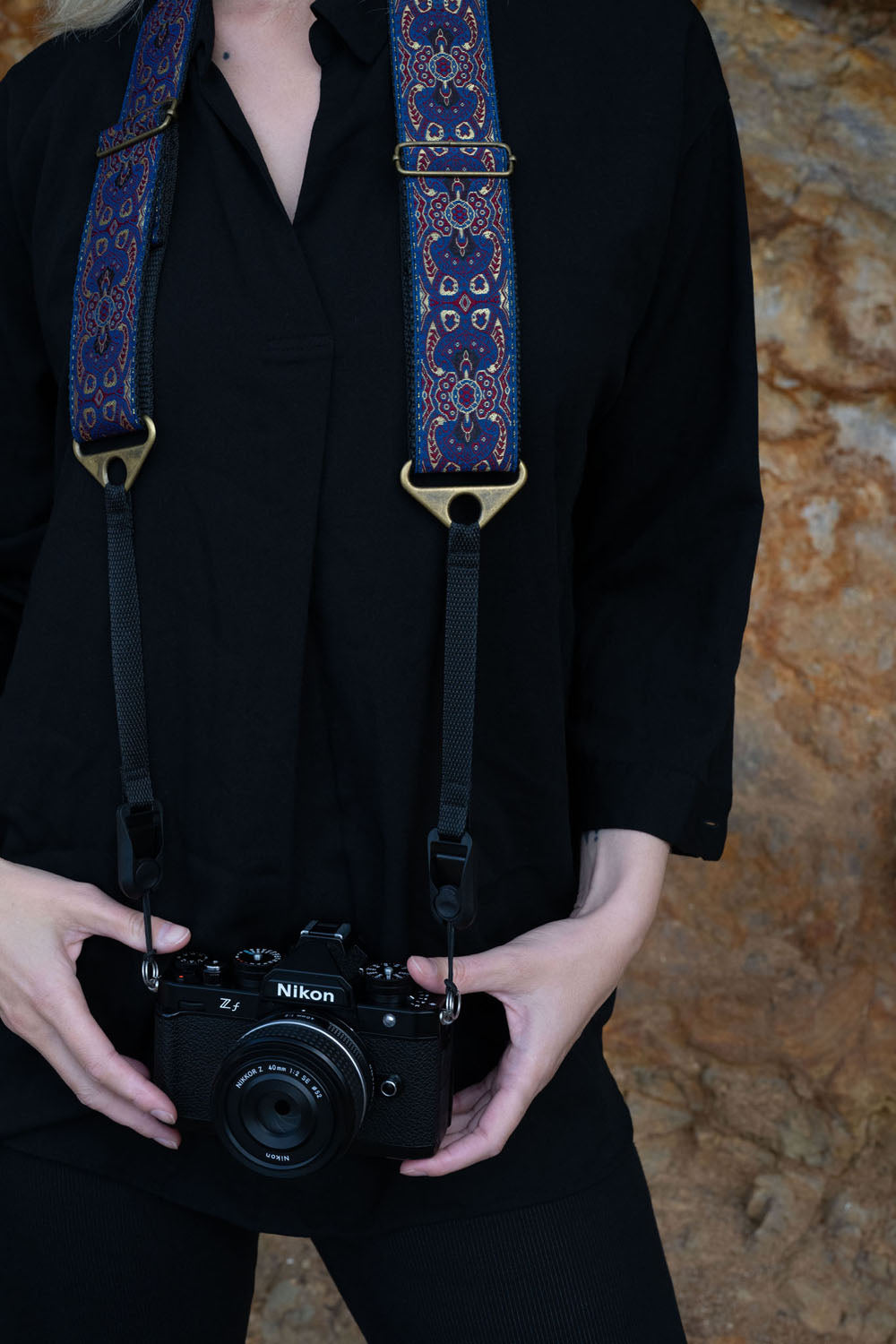 Purple haze camera strap