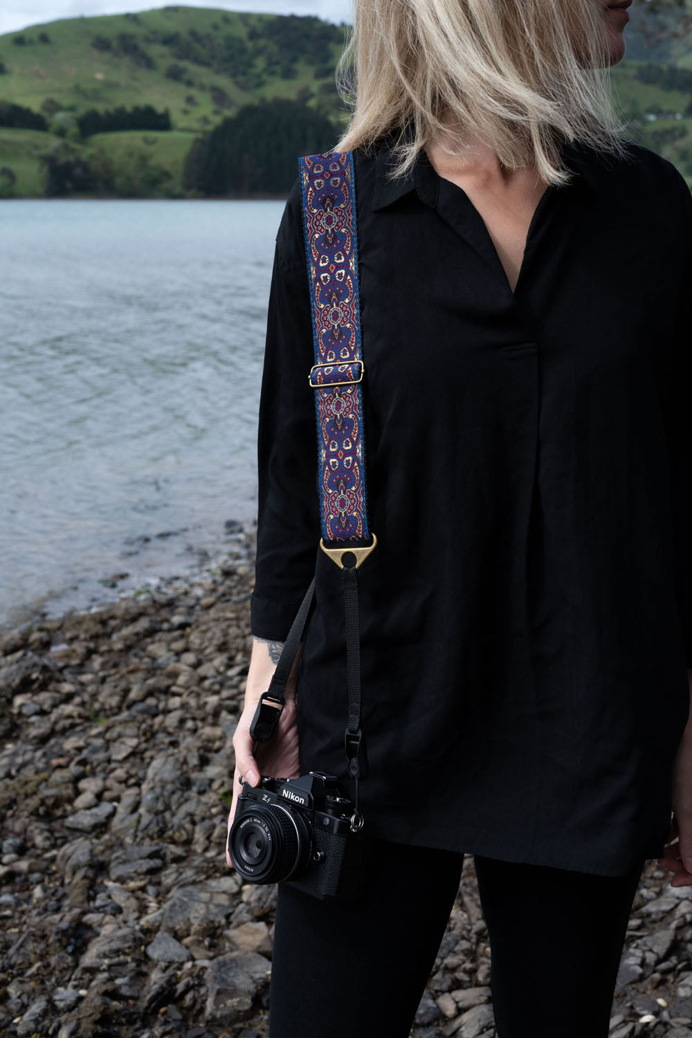 Purple haze camera strap