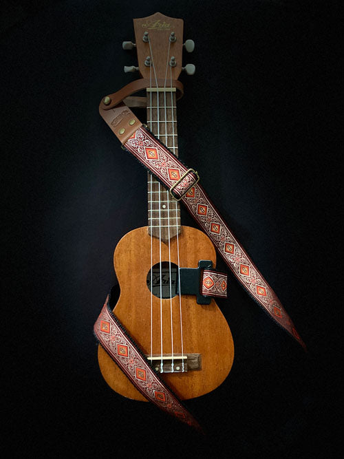 Topaz Red Ukulele strap (NEW)