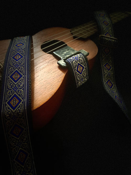 Topaz Blue Ukulele strap (NEW)