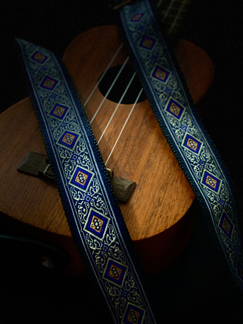 Topaz Blue Ukulele strap (NEW)