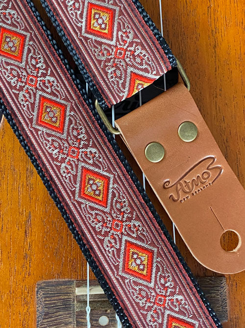 Topaz Red Ukulele strap (NEW)