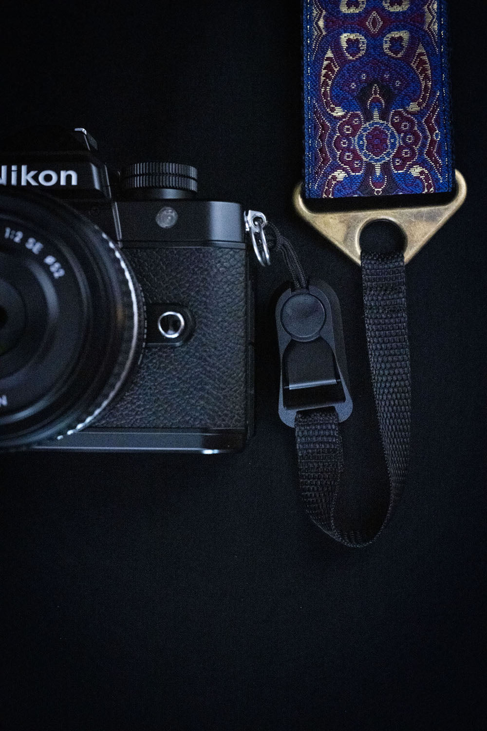 Purple haze camera strap